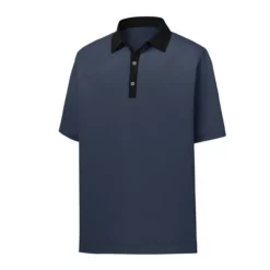 FootJoy Golf FootJoy ProDry Stretch Lisle Mini Check Print Polo