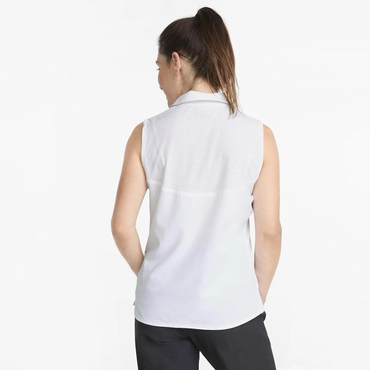 PUMA Golf Puma Womens Harding Sleeveless Polo - Image 2