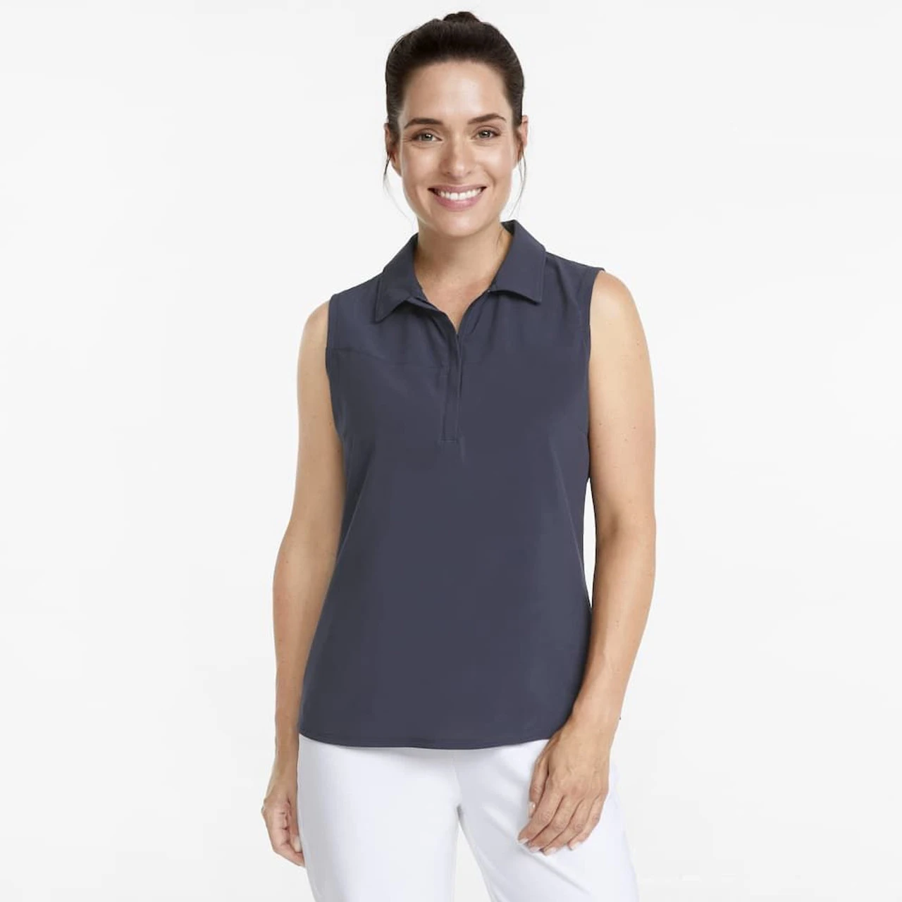 PUMA Golf Puma Womens Harding Sleeveless Polo - Image 7