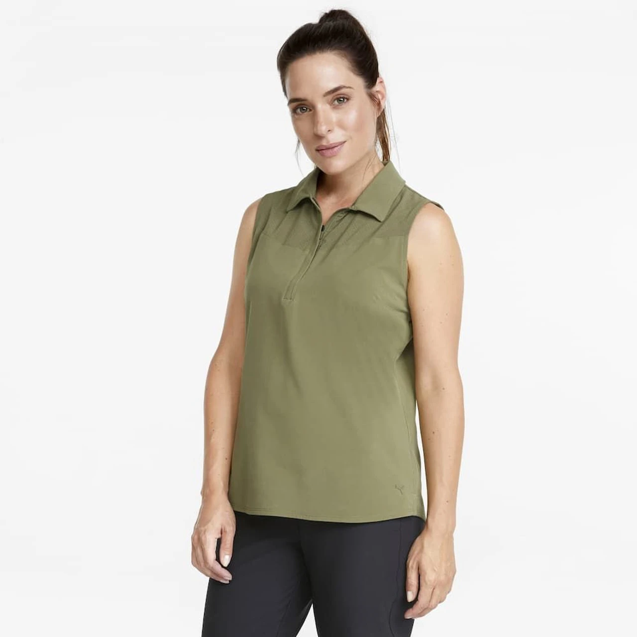 PUMA Golf Puma Womens Harding Sleeveless Polo - Image 10