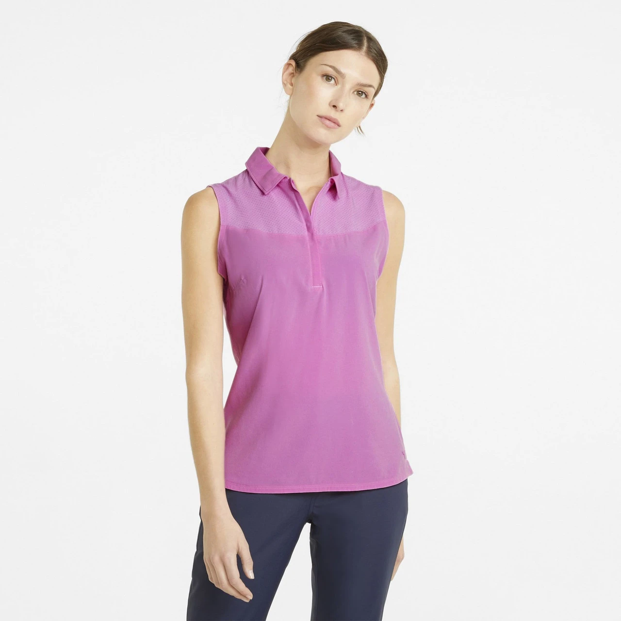 PUMA Golf Puma Womens Harding Sleeveless Polo - Image 20