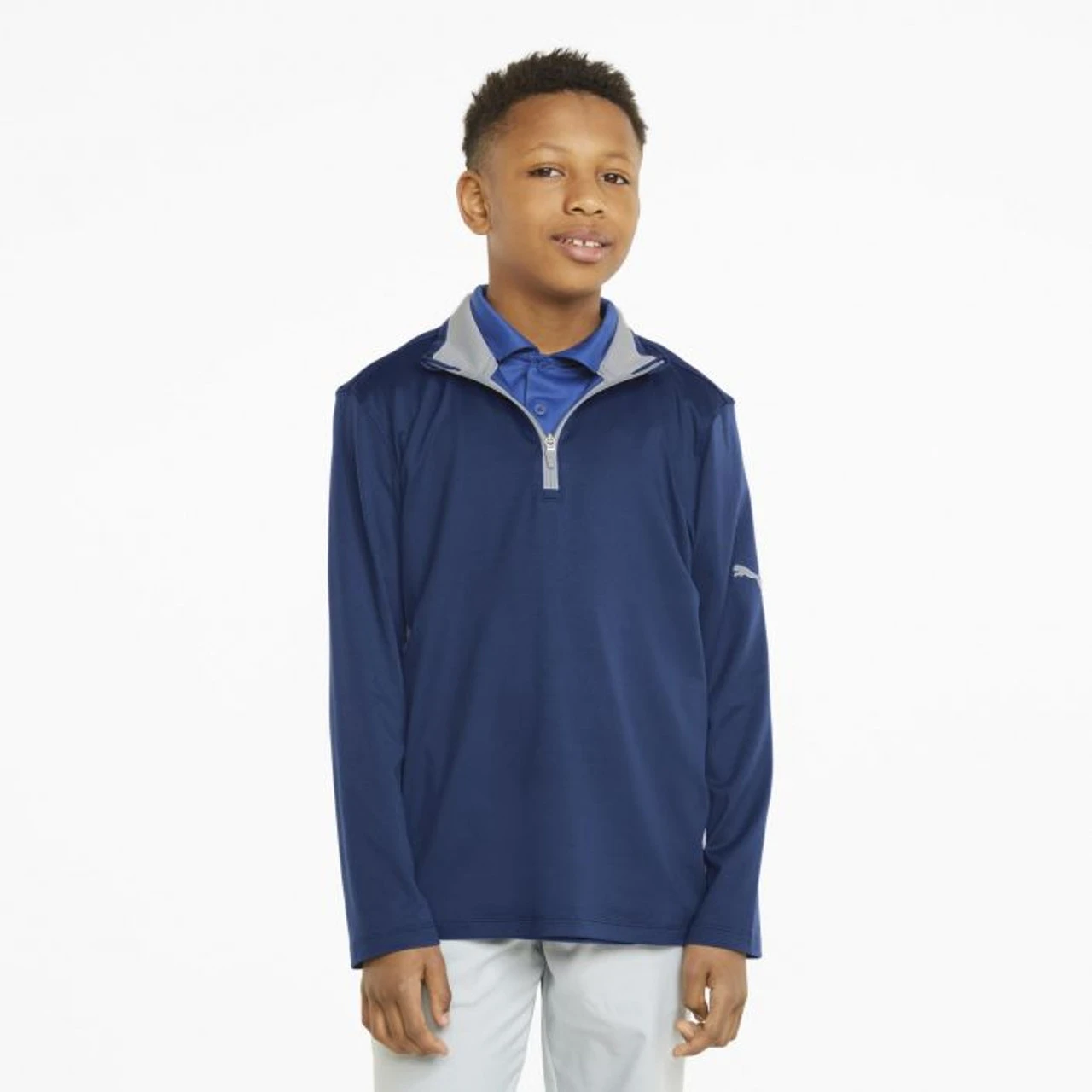 PUMA Golf Puma Boys Gamer 1/4 Zip Pullover - Image 5