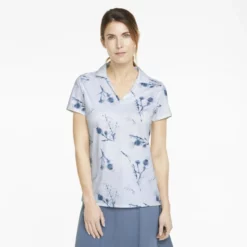 PUMA Golf Puma Womens MATTR Lowlands Polo