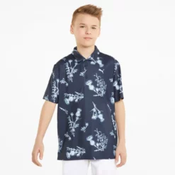 PUMA Golf Puma Boys MATTR Lowlands Polo