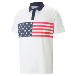 PUMA Golf Puma Volition Stars & Bars Polo