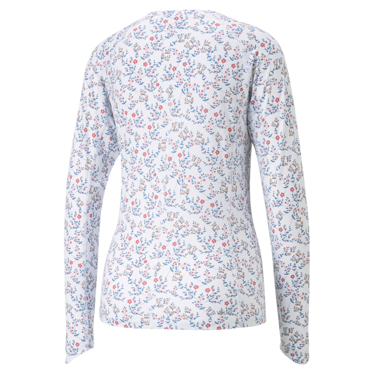 PUMA Golf Puma Womens You-V Micro Floral Crew - Image 5