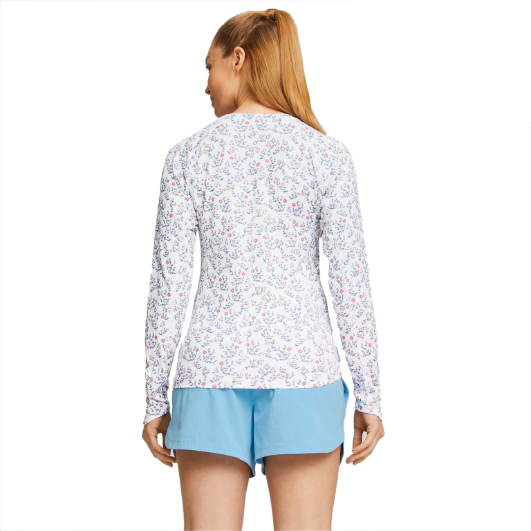 PUMA Golf Puma Womens You-V Micro Floral Crew - Image 3