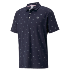 PUMA Golf Puma AP Cloudspun Dancing Umbrellas Polo