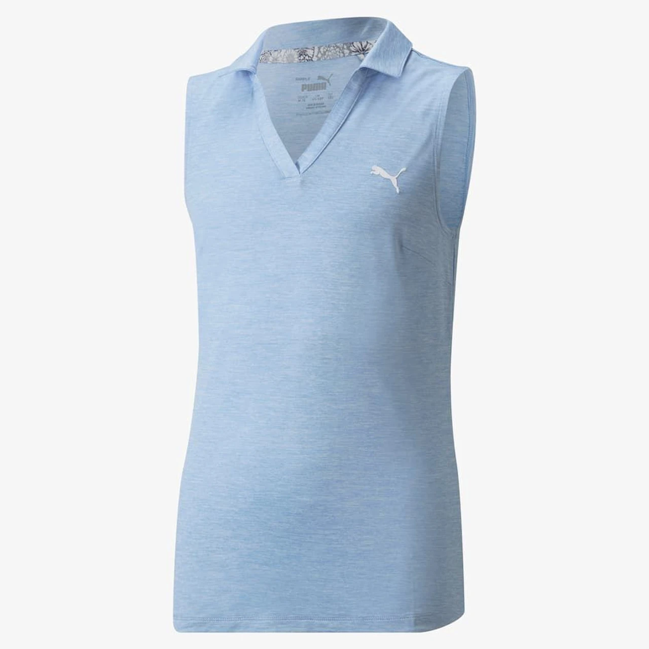 PUMA Golf Puma Girls Sleeveless Heather Polo - Image 11