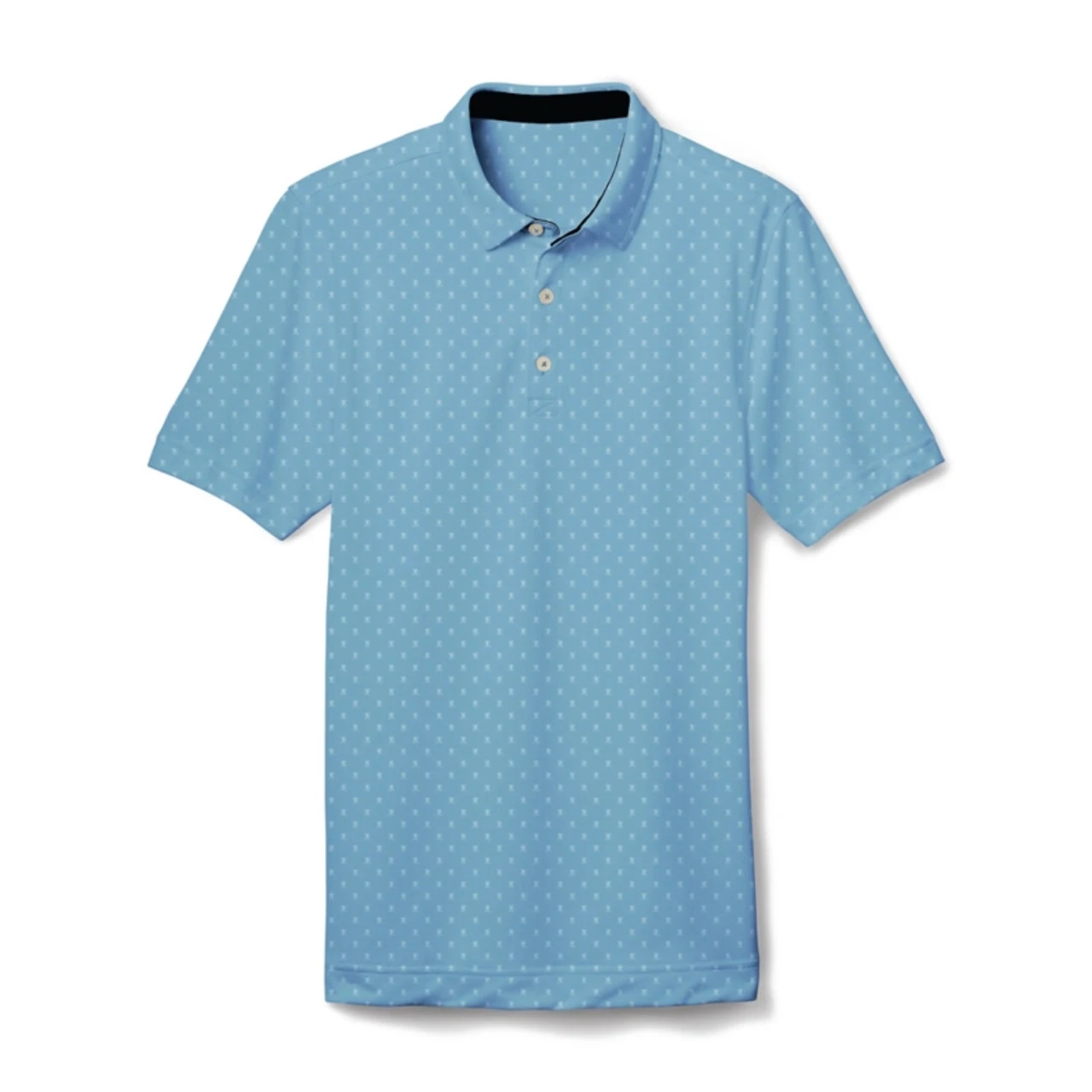 FootJoy Golf FootJoy Junior Golf Print Self Collar Polo