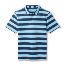 FootJoy Golf FootJoy Junior Rugby Stripe Self Collar Polo
