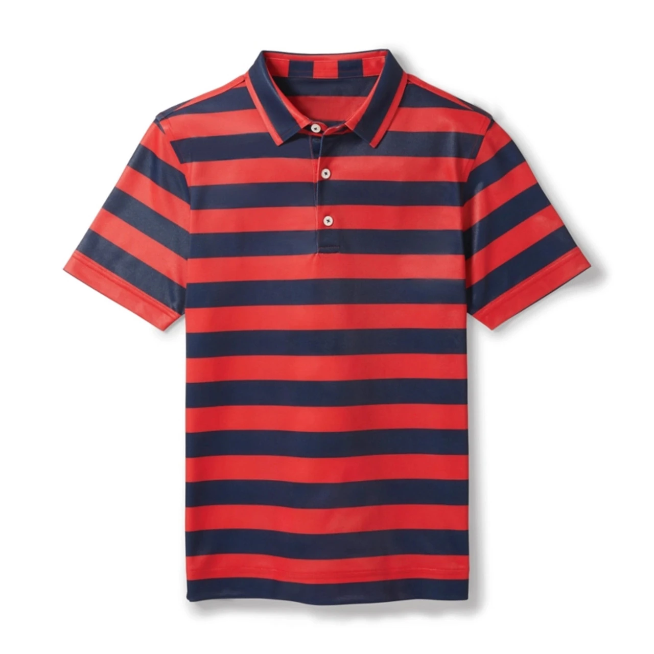 FootJoy Golf FootJoy Junior Rugby Stripe Self Collar Polo - Image 9