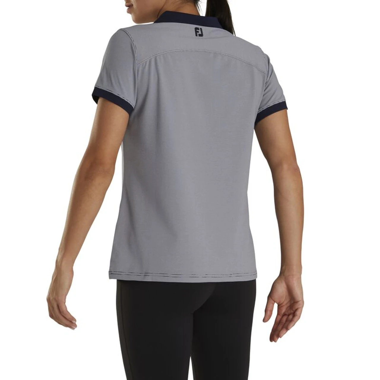 FootJoy Golf FootJoy Womens Stretch Lisle End On End Open Collar Shirt - Image 13