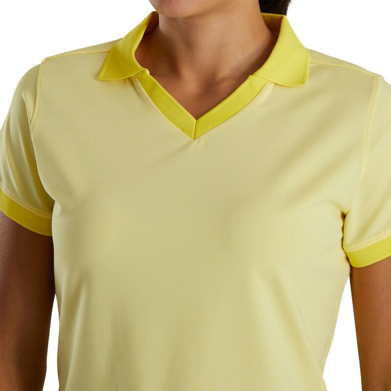 FootJoy Golf FootJoy Womens Stretch Lisle End On End Open Collar Shirt - Image 30