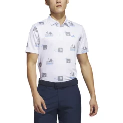 Adidas Golf Adidas Allover Print Polo