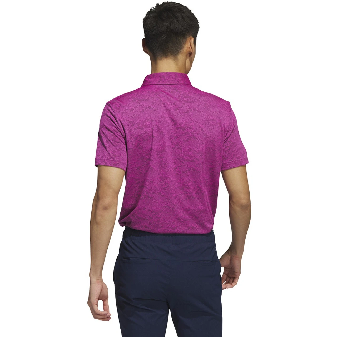 Adidas Golf Adidas Textured Jacquard Polo - Image 2