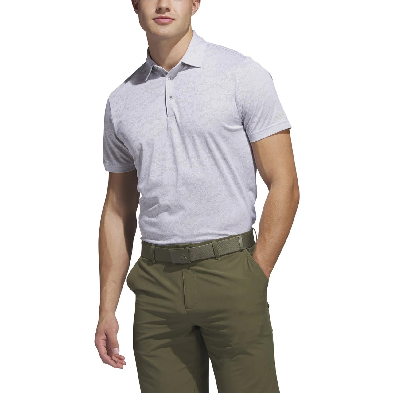 Adidas Golf Adidas Textured Jacquard Polo - Image 5