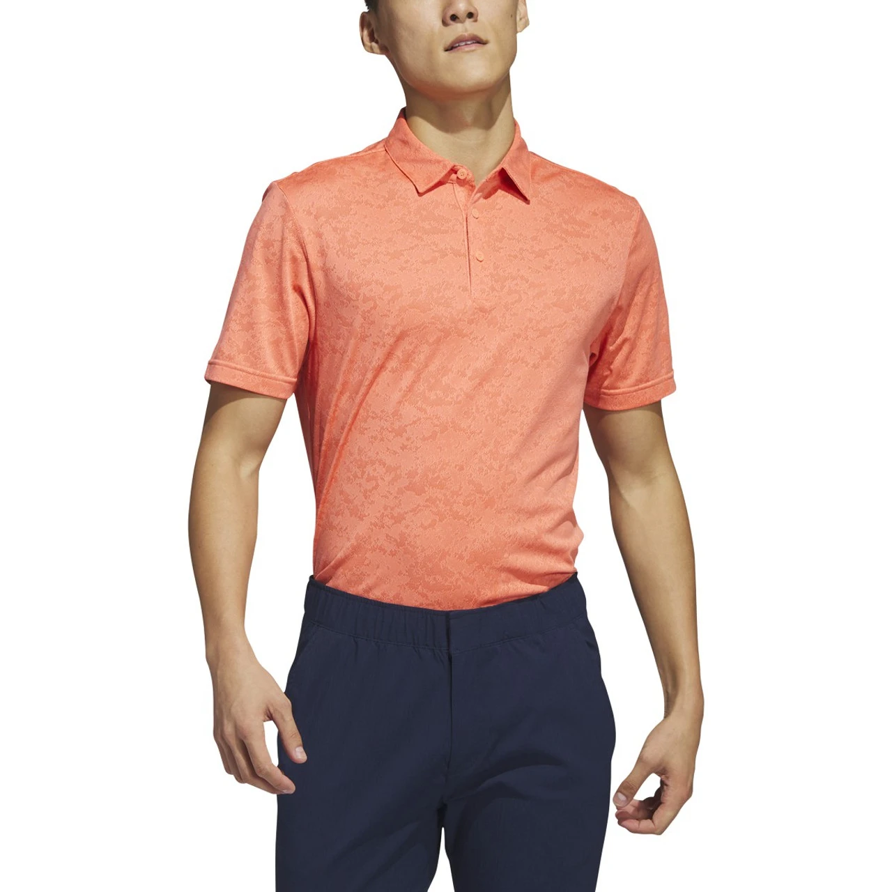 Adidas Golf Adidas Textured Jacquard Polo - Image 9