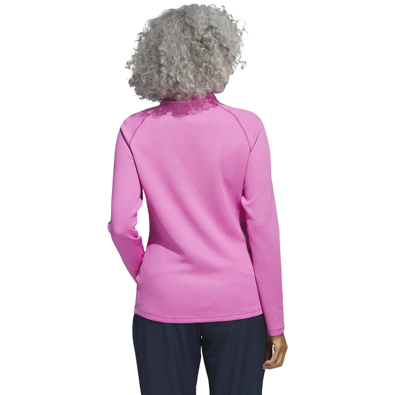 Adidas Golf Adidas Womens Embossed Quarter Zip Jacket - Image 10