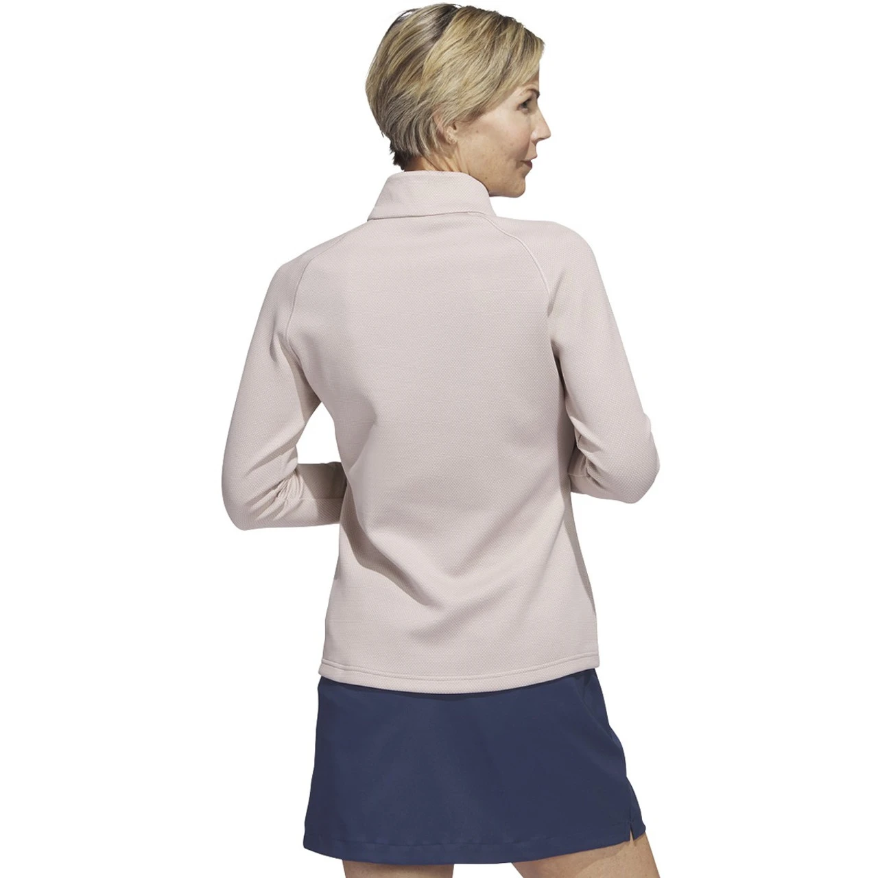 Adidas Golf Adidas Womens Embossed Quarter Zip Jacket - Image 12