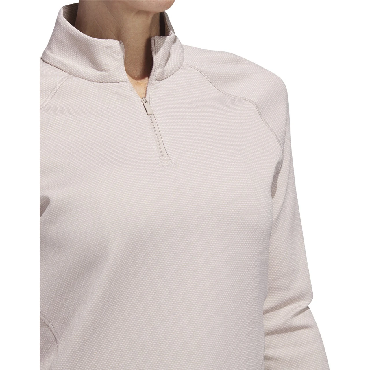 Adidas Golf Adidas Womens Embossed Quarter Zip Jacket - Image 13