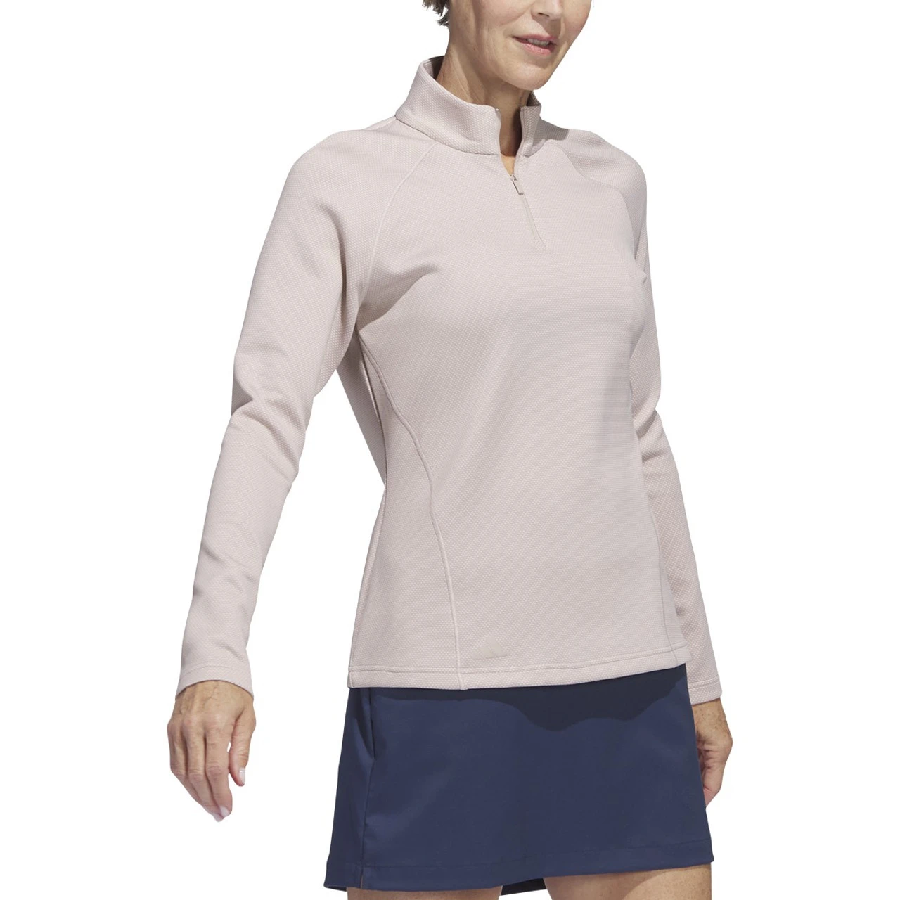 Adidas Golf Adidas Womens Embossed Quarter Zip Jacket - Image 11