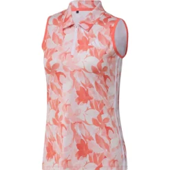 Adidas Golf Adidas Womens Floral Sleeveless Polo