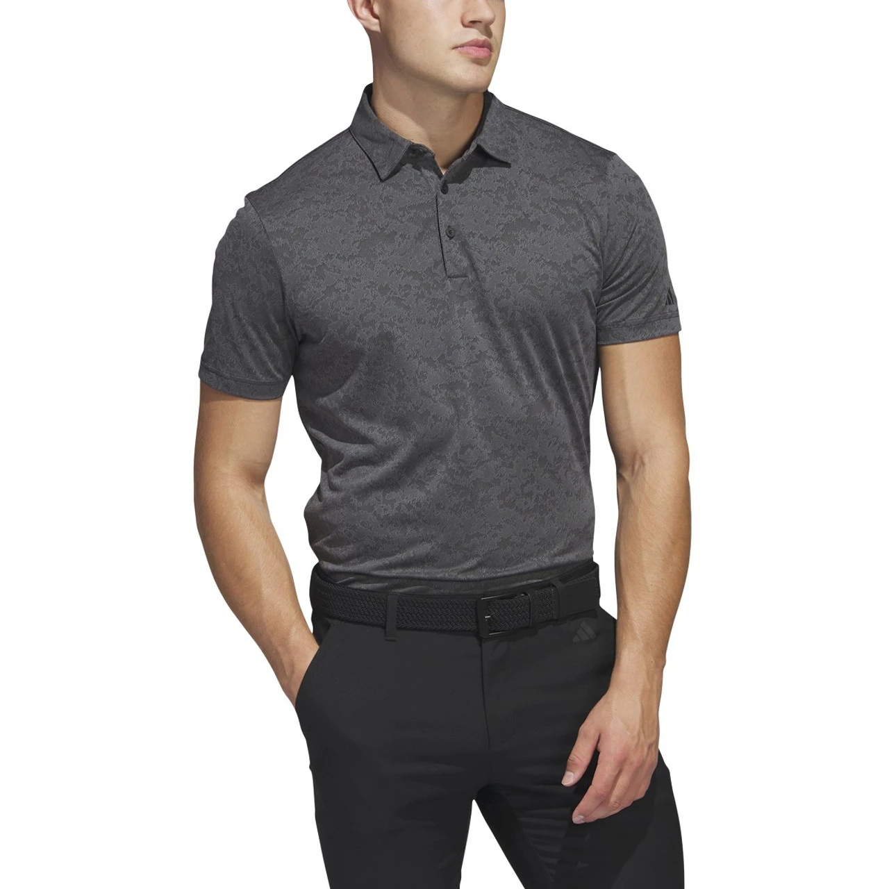 Adidas Golf Adidas Textured Jacquard Polo - Image 7