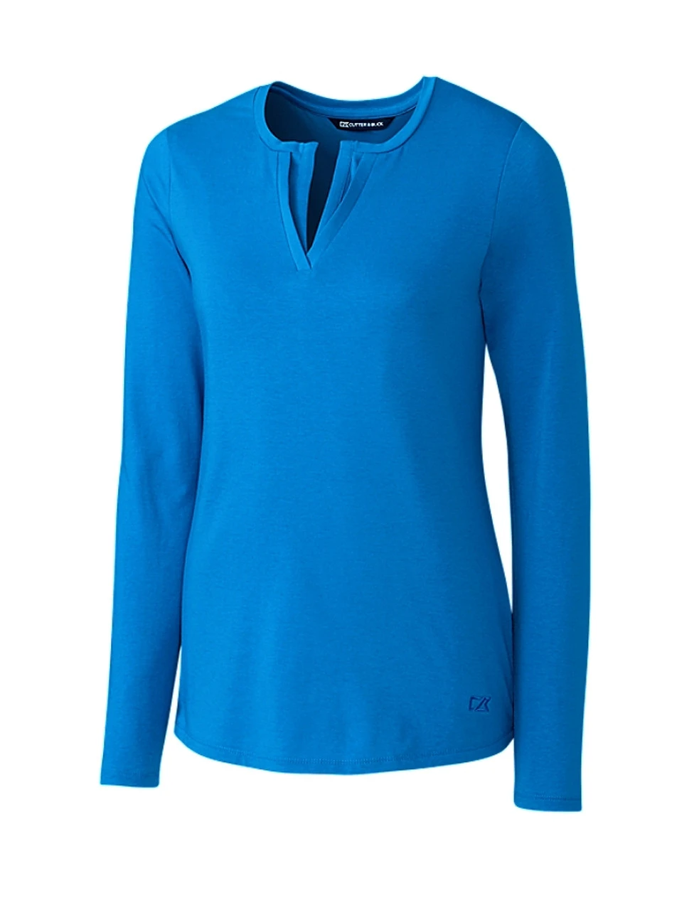 Cutter & Buck Ladies Long Sleeve Avail Double V-Neck Shirt - Image 3