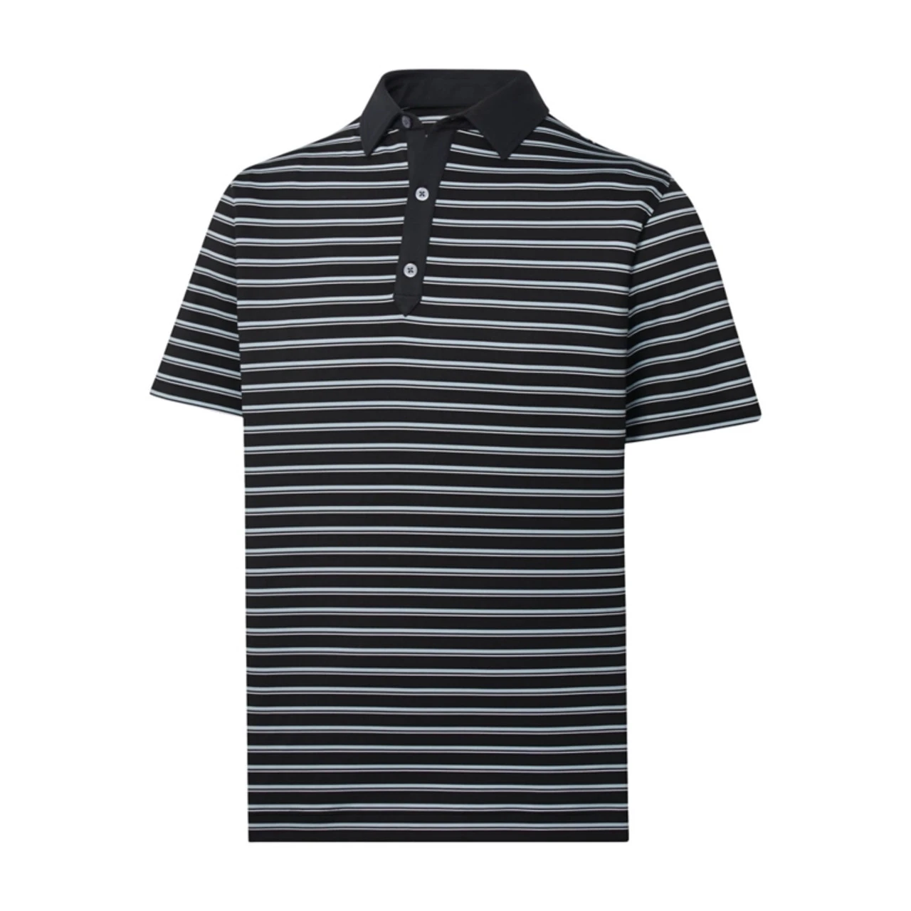 FootJoy Golf FootJoy Lisle Multi Stripe Self Collar Athletic Fit Polo
