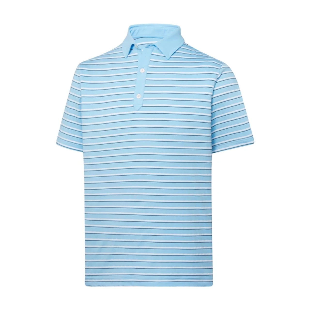 FootJoy Golf FootJoy Lisle Multi Stripe Self Collar Athletic Fit Polo - Image 5
