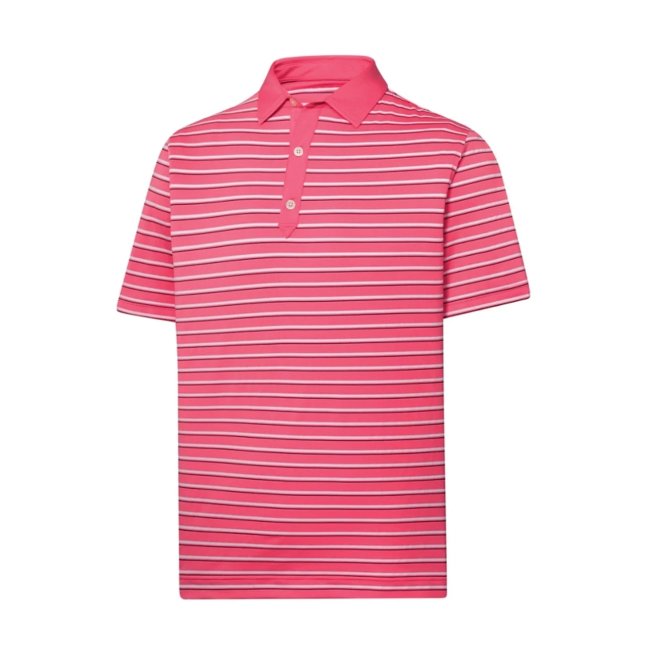 FootJoy Golf FootJoy Lisle Multi Stripe Self Collar Athletic Fit Polo - Image 6