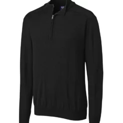 Cutter & Buck Long Sleeve Douglas Half Zip Mock - Big & Tall