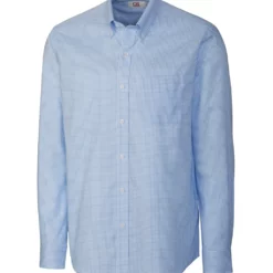 Cutter & Buck Long Sleeve Epic Easy Care Tattersall - Big & Tall