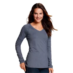 Cutter & Buck Ladies Long Sleeve Victory V-Neck Shirt