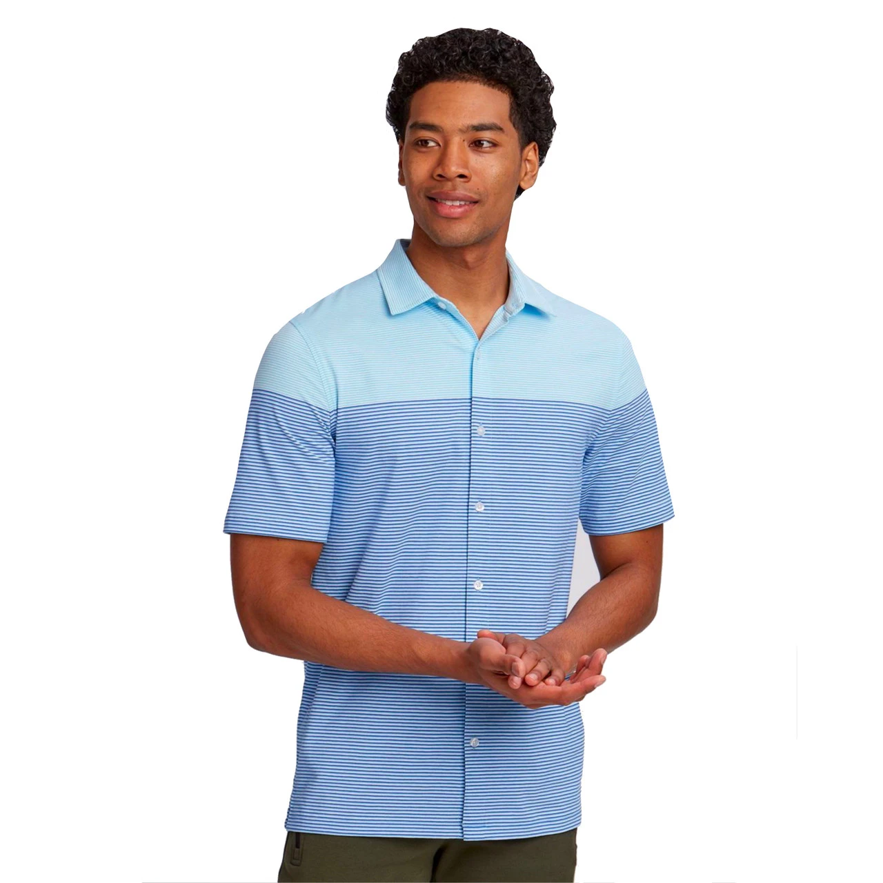 Cutter & Buck Pioneer Engineered Stripe Shirt