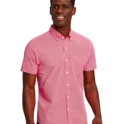 Cutter & Buck Strive Dit-Dat Print Short Sleeve Shirt