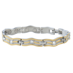 Sabona Ladies Serpentine Gold Magnetic Bracelet