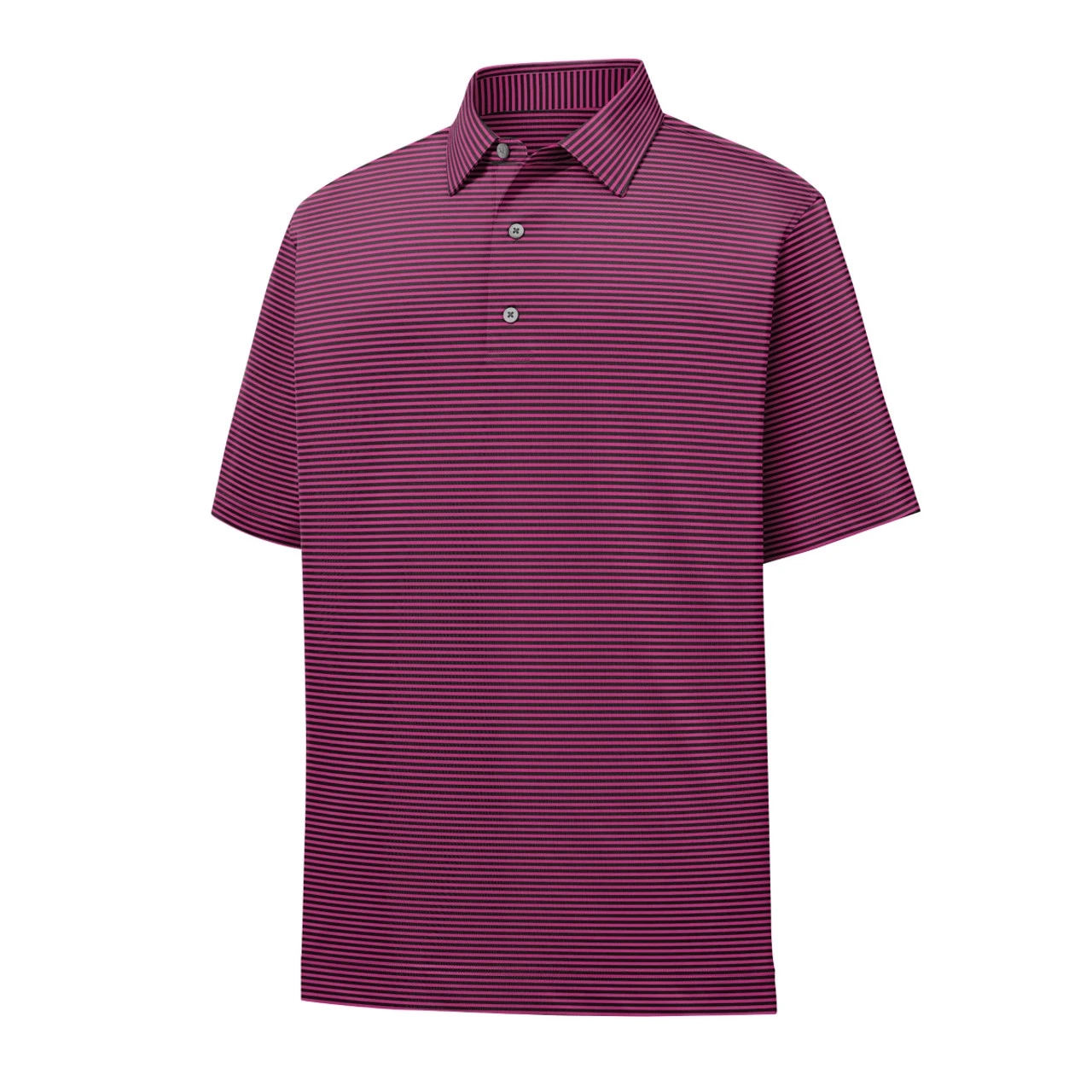 FootJoy Golf FootJoy Lisle Feeder Stripe Self Collar Polo - Image 3